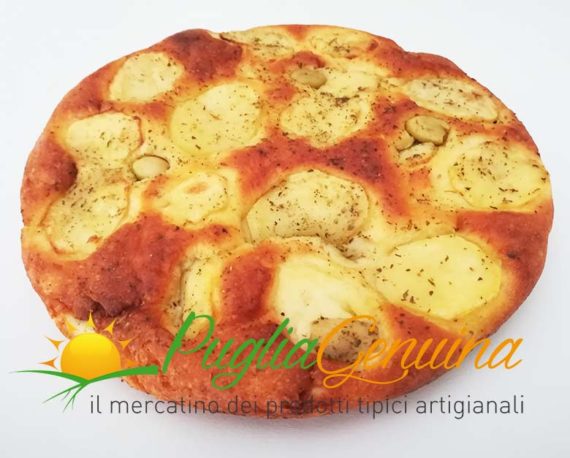 Focaccia di Altamura con patate