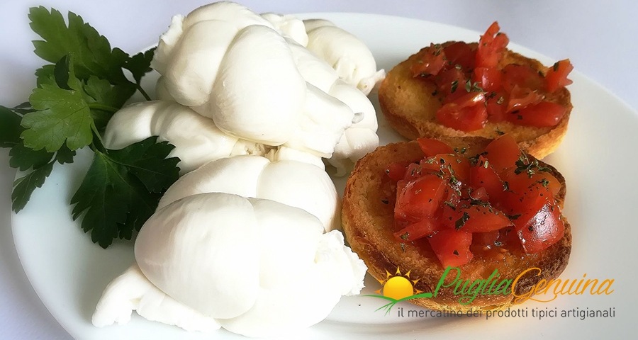 Bocconcini di mozzarella con friselle