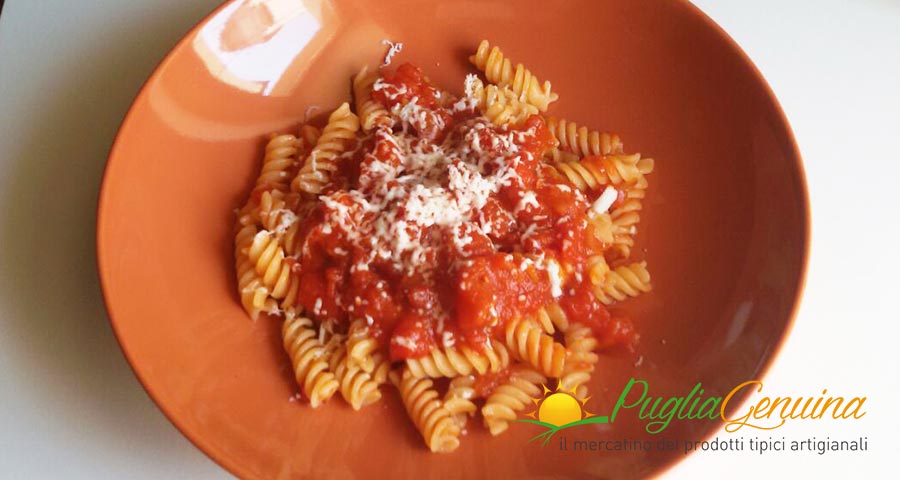 Fusilli senatore cappelli al sugo