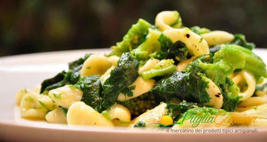 Orecchiette con cime di rape