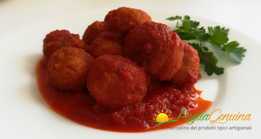 Polpette con pane di Altamura al sugo