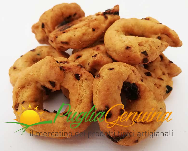 Taralli scaldati al calzone