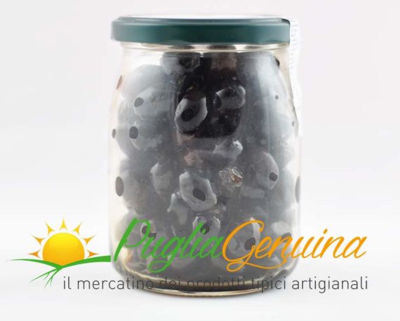 Olive nere pugliesi al sale