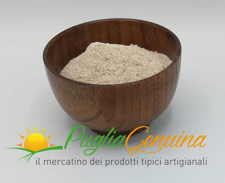 Farina di Farro integrale Triticum dicoccum - Prodotti tipici pugliesi  online :: Puglia Genuina 