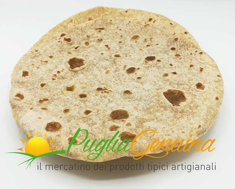 Piadina integrale all'olio d'oliva