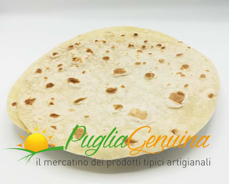 Piadina tradizionale - Prodotti tipici pugliesi online :: Puglia Genuina 