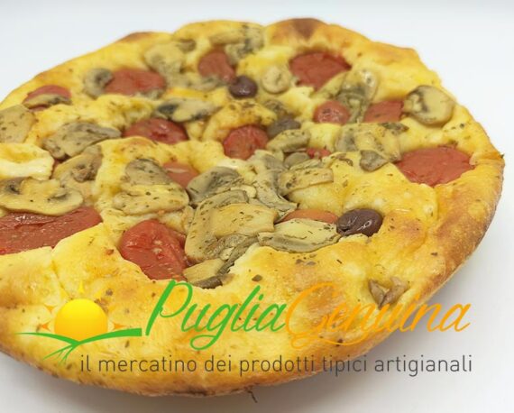 Focaccia con funghi di Altamura