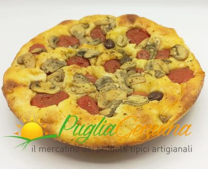 Focaccia con funghi di Altamura