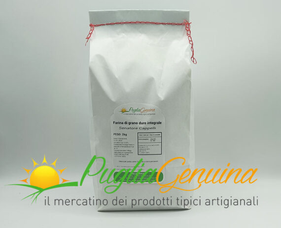 Farina di grano duro integrale senatore cappelli