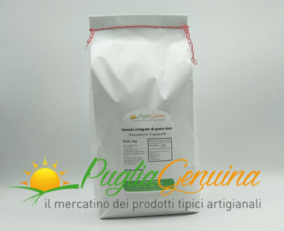 Semola di grano duro integrale senatore cappelli